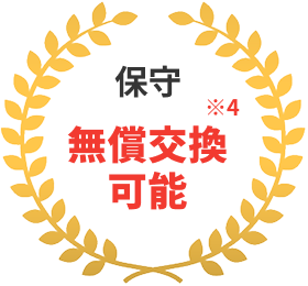 保守　無償交換可能